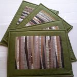 Auduma galda salvete "Haki zaļas" - Attēls 4