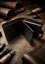 Vīriešu ādas maks MELNS/L - Attēls 2