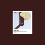 Retro stila ādas kameru siksna- Crimson Exposure - Attēls 5