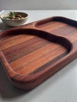 Meranti koka servēšanas trauks “Dabiskā saskaņa” - Attēls 4