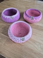 Tamborēti interjera grozi APAĻAIS roze - Attēls 2