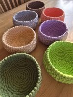 Tamborēti interjera grozi TEXTURA šokolāde - Attēls 6