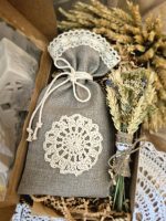 Lina aroma maisiņš ar lavandu un rožu lapiņām - Attēls 4