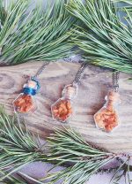 Kaklarotas ķēdīte DZINTARI PUDELĪTĒ - Attēls 3