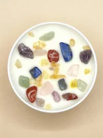 Nodoma svece ar dabīgajiem kristāliem SVINAM DZĪVI - Attēls 2