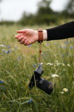 Brūna ādas rokas siksna fotogrāfiem - Attēls 2