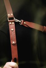 Brūna ādas pleca siksna fotogrāfiem - Attēls 6