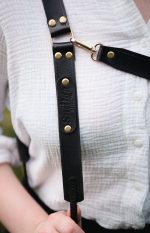 Melna ādas pleca siksna fotogrāfiem - Attēls 7