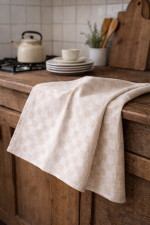 dabīgs lina dvielis