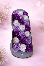 Koka dāvanu kaste ar rozēm VIOLETAS - Attēls 3