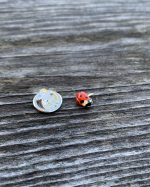 Reālistiska mārītes piespraude - brošiņa, dabīgā izmērā - Attēls 5