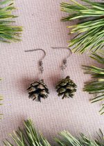 Dabīgo čiekuru auskari - Attēls 2