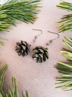 Dabīgo čiekuru auskari - Attēls 5