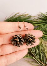 Dabīgo čiekuru auskari - Attēls 6