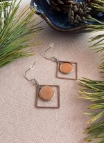 Dzintaru auskari KVADRĀTA ietvarā - Attēls 5