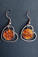 Dzintaru auskari SIRSNIŅA - Attēls 2