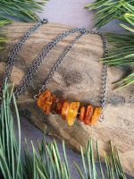 Kaklarota 10 dzintaru ķēdīte - Attēls 3