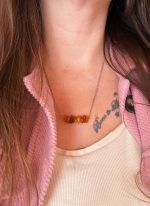 Kaklarota 10 dzintaru ķēdīte - Attēls 6