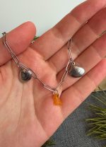 Dzintaru rokassprādze ar gliemežvākiem - Attēls 5