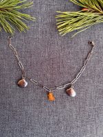 Dzintaru rokassprādze ar gliemežvākiem - Attēls 6