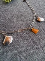 Dzintaru rokassprādze ar gliemežvākiem - Attēls 7