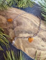 Dzintaru rokassprādze ar čiekuriņiem - Attēls 3