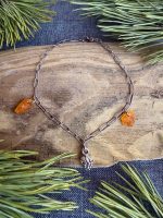 Dzintaru rokassprādze ar čiekuriņiem - Attēls 2