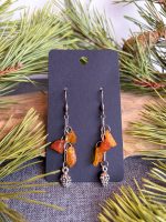 Dzintaru auskari ar čiekuriņiem - Attēls 6