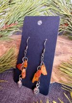 Dzintaru auskari ar čiekuriņiem - Attēls 8