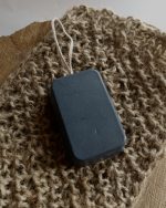 Aktivētās ogles ziepes ar aukliņu - pirtij, vannai, dušai - Attēls 5