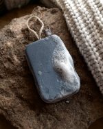 Aktivētās ogles ziepes ar aukliņu - pirtij, vannai, dušai - Attēls 2