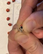 Reālistiska mārītes piespraude - brošiņa, dabīgā izmērā - Attēls 11