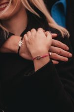 Draudzības rokassprādzes ar sirds un bezgalības zīmi