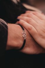 Draudzības rokassprādzes ar sirds un bezgalības zīmi - Attēls 2