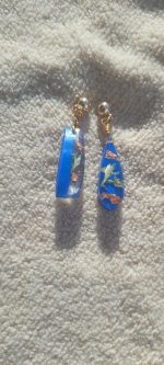 Lāses auskari ar žāvētiem augiem - Attēls 6