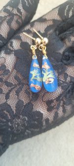 Lāses auskari ar žāvētiem augiem - Attēls 5