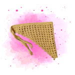 Tamborēts kokvilnas vasaras lakatiņš - Attēls 5