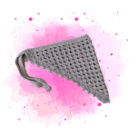 Tamborēts kokvilnas vasaras lakatiņš - Attēls 4