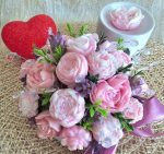 Aromātiskā vaska ziedu kompozīcija - Attēls 2