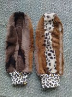 Pūkaini cimdi ar oderi