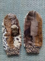 Pūkaini cimdi ar oderi BRŪNI