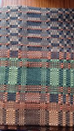 Austa vilnas sega ar rakstu - Attēls 4