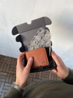 Klasisks salokāms Badalassi Carlo Pueblo vīriešu ādas maks Oliva - Attēls 2