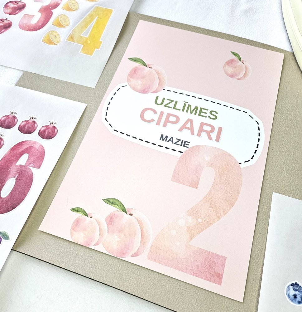 uzlīmes cipari līmējami