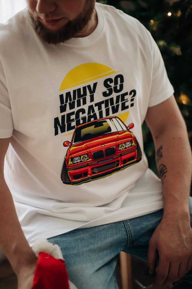 vīriešu T-krekls ar BMW apdruku