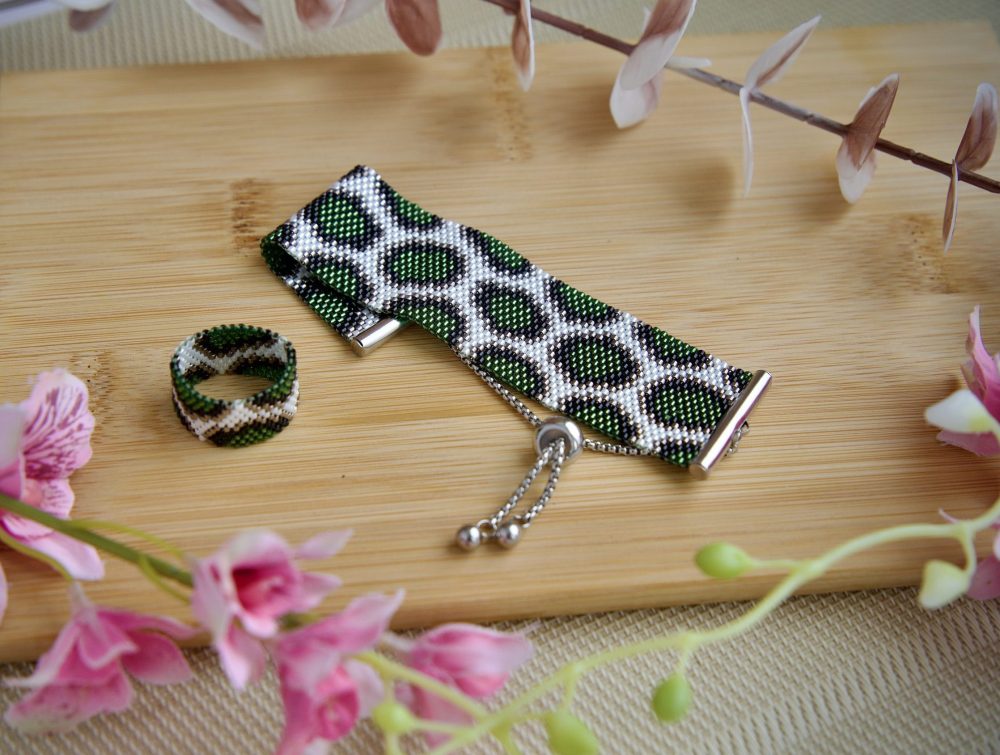 dāvanu komplekts rokassprādze un gredzens