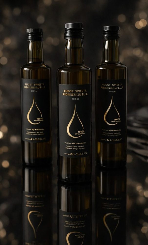 Ripša sēklu eļļa-auksti spiesta, 500ml