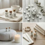 vēlmju burciņas ar dabīgiem akmeņiem