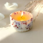 Laternu svece ar dabīgiem ziediem - Attēls 3