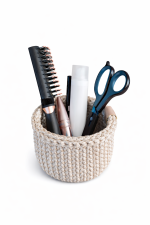 Tamborēti interjera grozi PĒRĻU mazais - Attēls 2